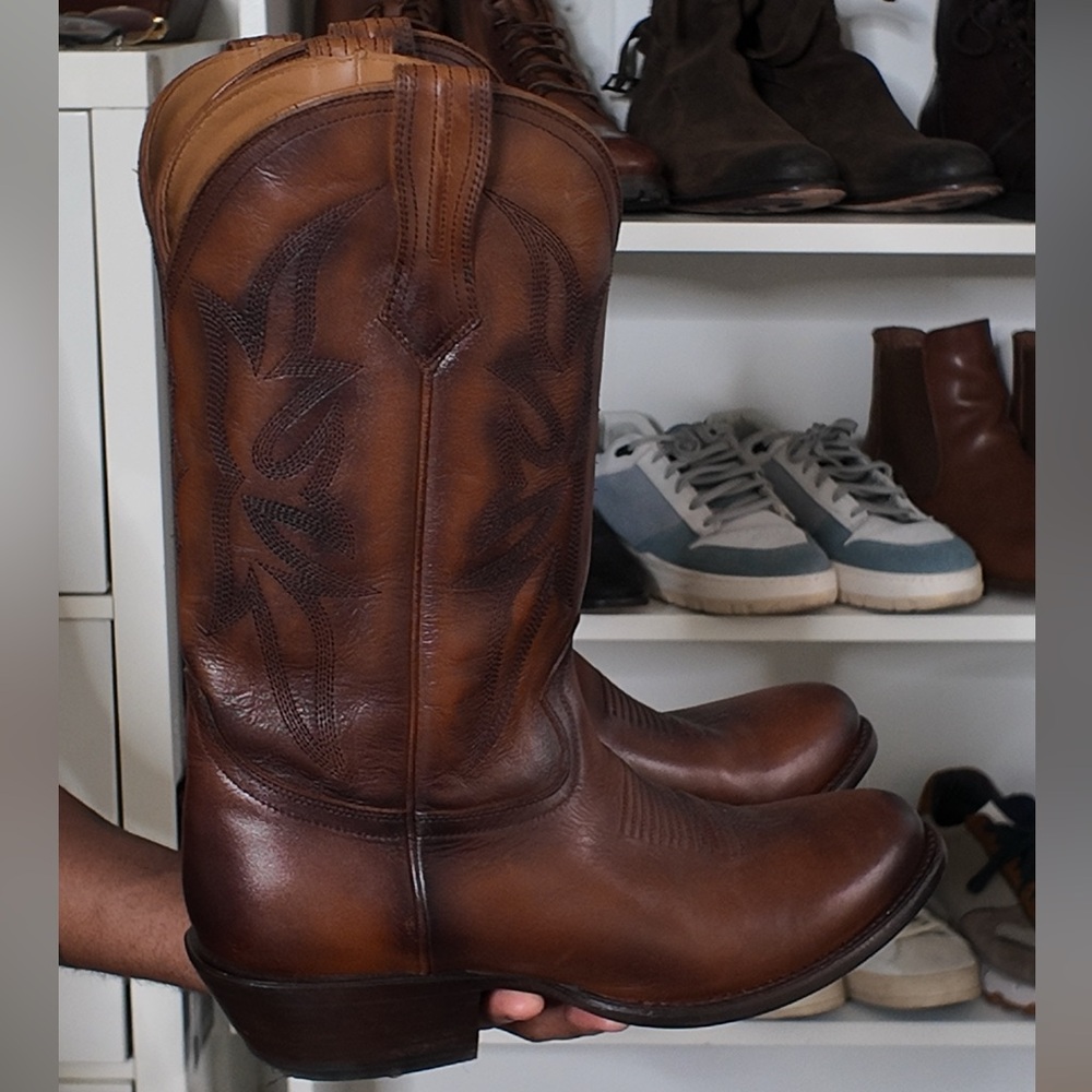 Thursday Boots Maverick Cowboy Boot - Brandy (Men’s Size 12)